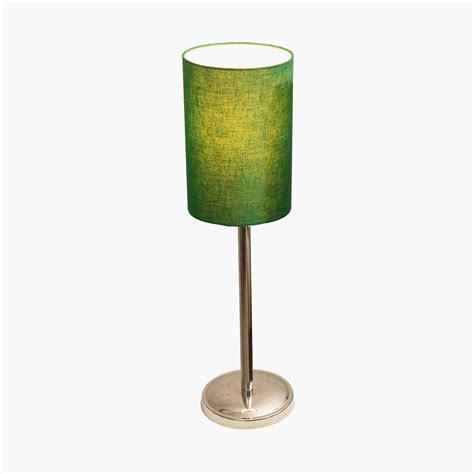 Buy HOMESAKE Contemporary Decor Green Steel Table Lamp With Shade from ...