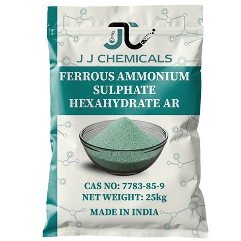 Ferrous Ammonium Sulphate Hexahydrate AR - Best Price & High Purity