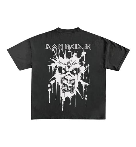 Iron Maiden Designed Oversized Tee – Beseksy