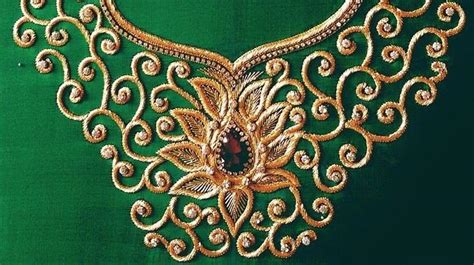 The Authentic Indian Handicrafts - Luckhnowi Aari Work Embroidery