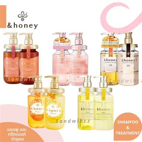 &Honey Shampoo & Hair Treatment แชมพูสระผมและทรีทเม้นท์บำรุงผม แอนด์ฮัน ...