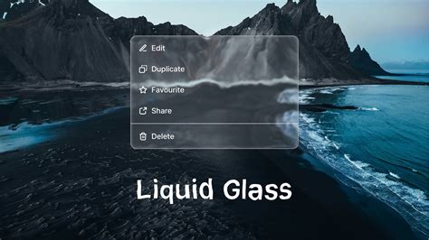 Liquid Glass – The Future of UI Fluidity | Figma