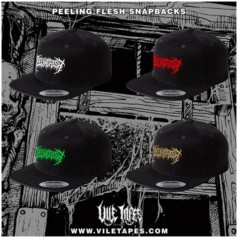 PEELING FLESH SNAPBACKS | viletapesrecords
