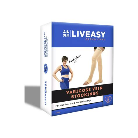 Liveasy Ortho Care Varicose Vein Stocking Small - Cureka