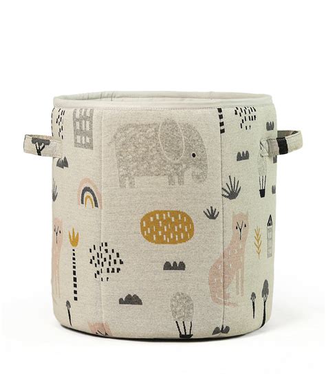 Woodland Cotton Knitted Large Kids Baskets in Pink Pearl For Assemblin ...