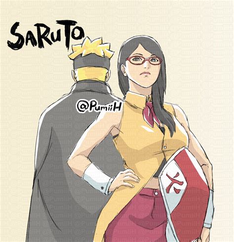 I made Adult Sarada design for my fan series : r/Naruto