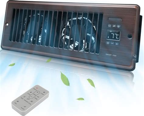 COZZIVITA 4 x12 in Ultra Quiet Register Booster Fan - Air Vent Fan ...