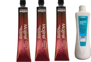 L'Oréal Paris Majirel cream No.4.26x3 Tubes + 1Developer 20 Vol. 6% ...