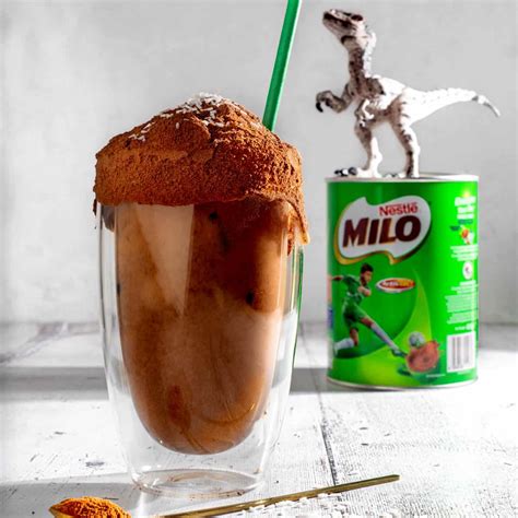 Milo Dinosaur Recipe - Cold Malted Drink with Condensed Milk