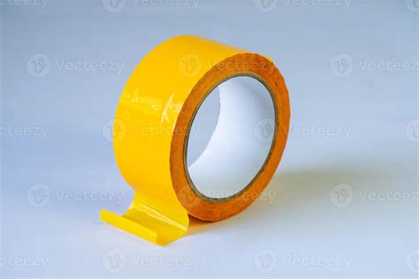 yellow duct tape roll on isolated background 12130966 Stock Photo at ...