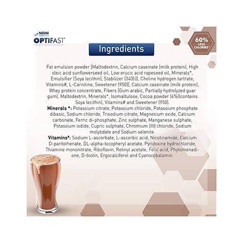 Nestle Optifast Weight Management Shake Chocolate Flavour