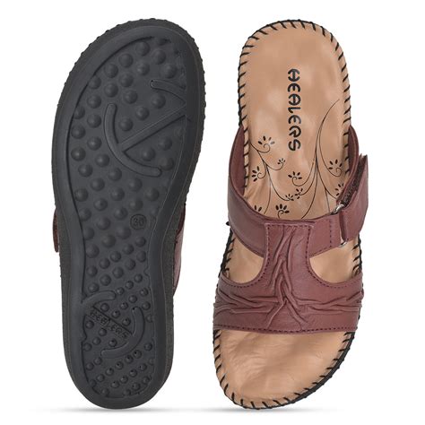 Buy Healers Comfort (Cherry) Slippers For Women DR-526 By Liberty