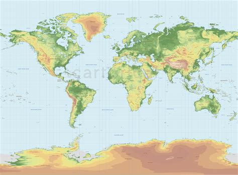 World Topographic Map 的图像结果