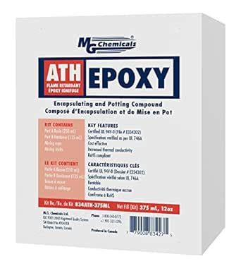 MG Chemicals 834ATH-375ML BFlame Retardant Epoxy, Encapsulating and ...
