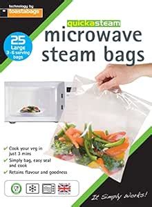 Microwave Steam Bags - 25 Pack : Amazon.in: Home & Kitchen
