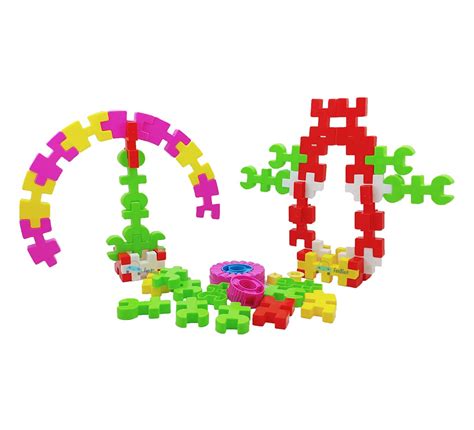 FunBlast Plastic Building Blocks for Kids with Wheel, Blocks Game Set ...