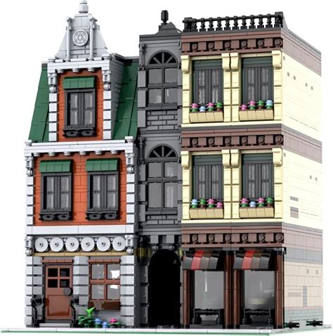 Buy PHYNEDI Modular Down Town City Center Bricks Model Compatible with ...