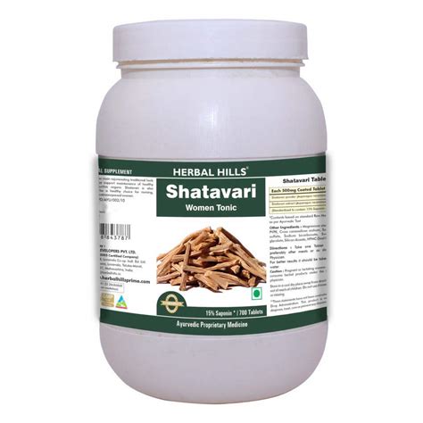 Herbal Hills Shatavari Tablets satavari tablet 700 Tablets Asparagus ...