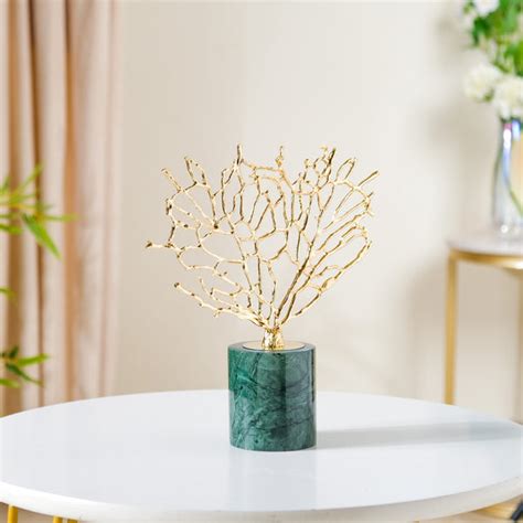 Gold & Marble Tree Decor Showpiece Small Online - Premium Decor Object ...