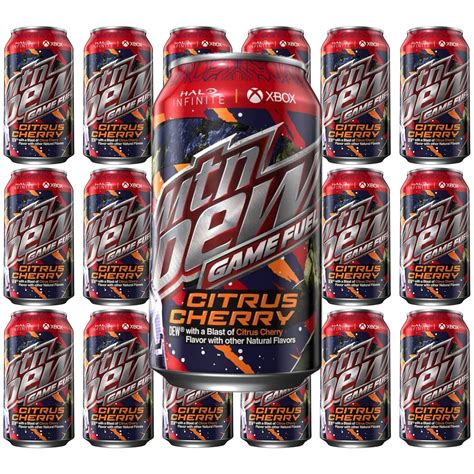 Amazon.com : WESTERNMBY 18 Cans Mountain Dew (Citrus Cherry), 12 Fl Oz ...