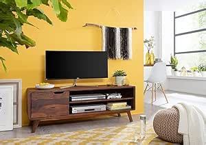 vodrohome Modern tv Unit with Cabinet and Set up Box Shelf – Solid ...