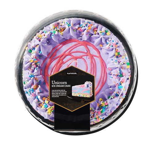 Marketside Buy Unicorn Ice Cream Cake - 34 oz Online India | Ubuy