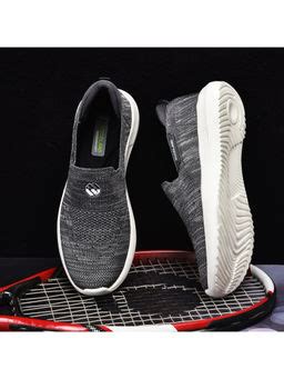 Buy WOODLAND Grey Slip-On Shoe for Men Online