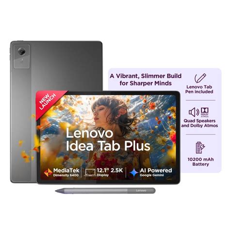 Lenovo Idea Tab Plus 30.73 cm (12.1 inch) WiFi + 5G Tablet with Pen, 2 ...