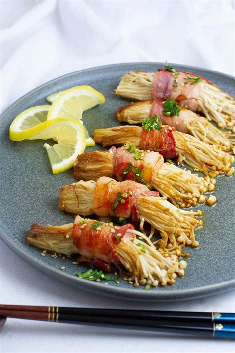 Enoki Mushroom Recipe Fried Enoki Mushrooms Veggie Anh