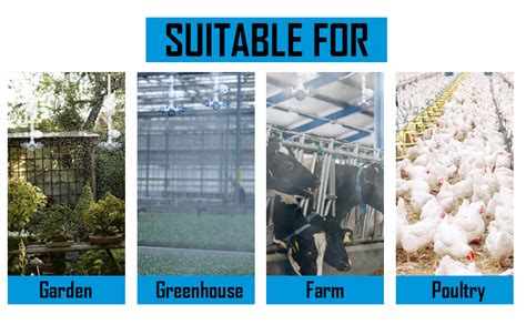 Quills Fogger Kit for Dairy Farm & Open Restaurants – Premium 4 way ...