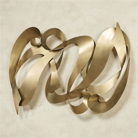 Brushed Metal Wall Sculpture