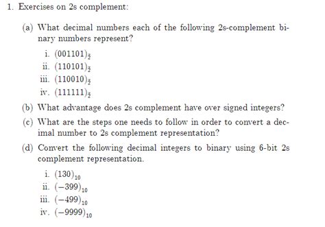 Image result for 1s Complement Problems Using 2 Decimal Number