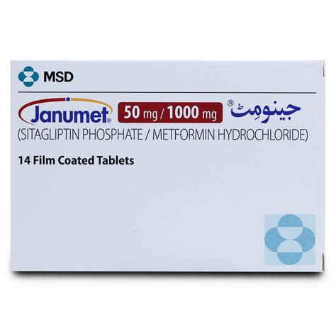 Janumet 50mg+1000mg Tablet 7 'S - Uses, Benefits, Side Effects