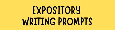 Image result for Examples of Expository Writing Prompts