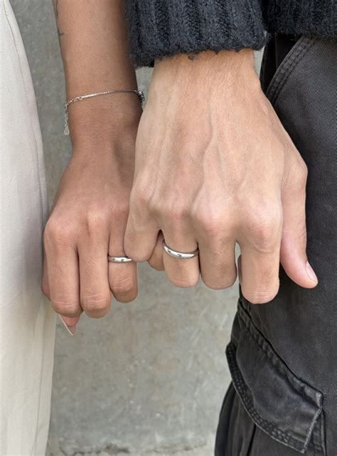 4mm Silver Promise Rings