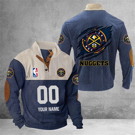 Denver Nuggets Sport Buttoned Collar SweatShirt – Nousty