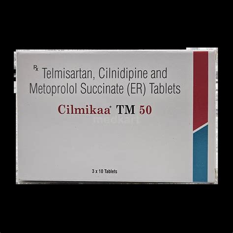 CILMIKAA TM 50MG TABLET 10'S Price, Uses, Side Effects & Substitutes ...