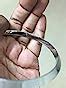 Buy Shining Jewel 925 Sterling Silver Designer Om Kada Bracelet for Men ...