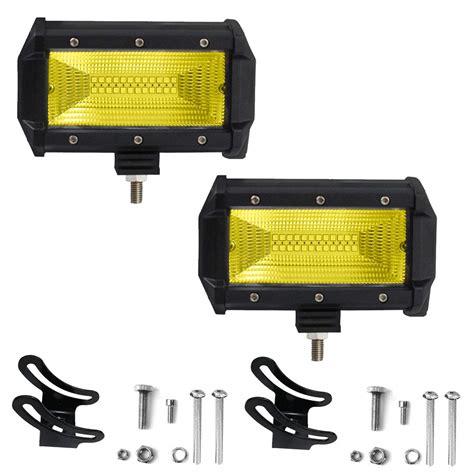 Allextreme EX24FY2 5 Inch CREE Fog Light 24 LED Cube Waterproof Flood ...