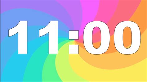 Minuteur 11min MOOD LIGHT/Alarme🚨/ Compte à Rebours 11 Minutes ...