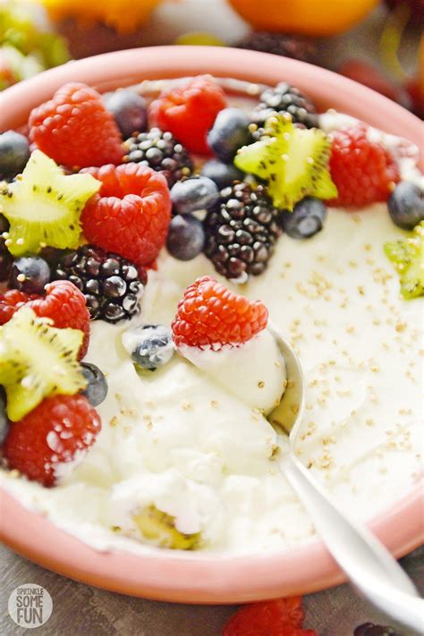 Greek Yogurt Bowls with Fruit and Toppings ⋆ Sprinkle Some Fun