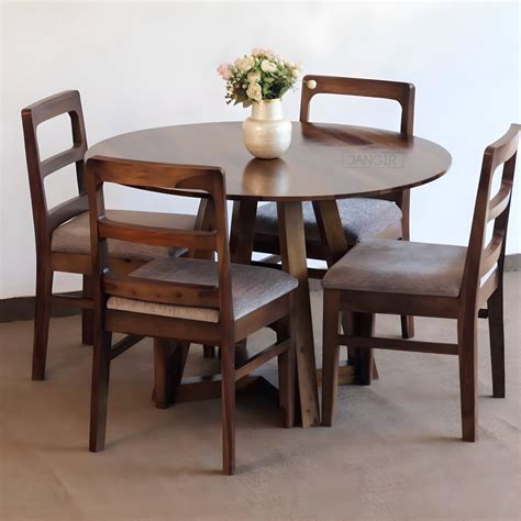 Stear Round Dining Table Set: Dining Tables in Bangalore