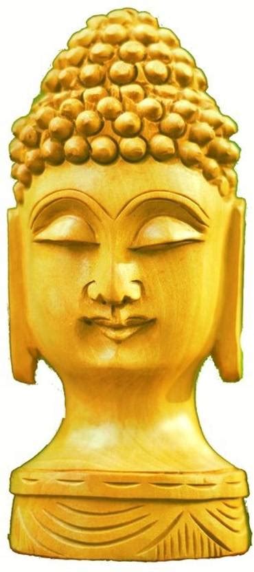 Revensa God Buddha Wooden Statue Budha Idol Murti Decorative Showpiece ...