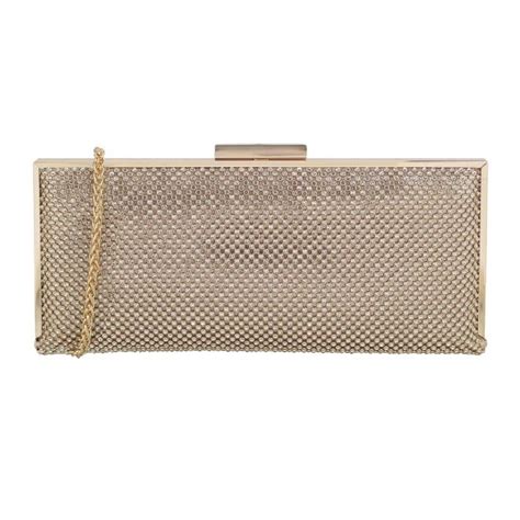Buy Mochi Women Gold Clutch Online | SKU: 38-43-15-10 – Mochi Shoes