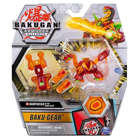 Buy BAKUGANUltra, Pyrus Ramparian with Transforming Baku-Gear, Armored ...