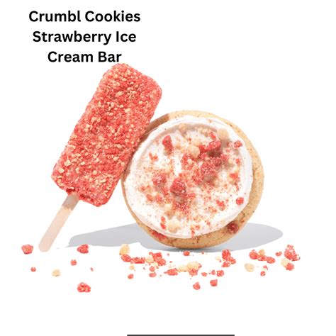 Crumbl Cookies Strawberry Ice Cream Bar Recipe
