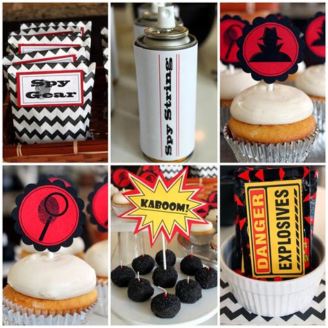 Spy or detective themed birthday party for boys. | Spy birthday parties ...