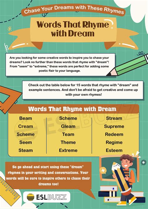 Words that Rhyme with Dream to Reach the Heights of Your Rhyme Dream ...
