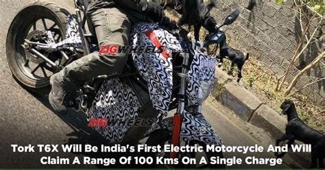 India's First Ever All-Electric Motorcycle Spotted Making Test Runs ...