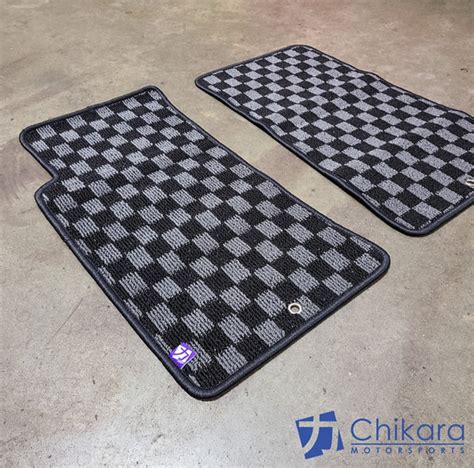 Chikara JDM style Checkered Floor mats for 90-05 Miata LHD – Gutentight ...